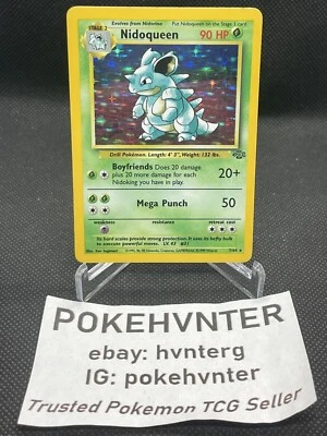 $12.49 • Buy Pokemon WOTC Nidoqueen 7/64 Jungle Set UNLIMITED Holofoil Rare LP