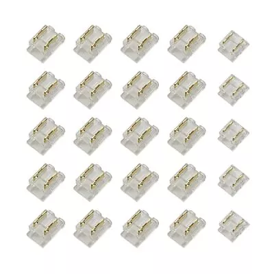 2-Pin Universal Led Strip Connectors For Joining 8mm & 10mm Single Color COB ... • $18.76
