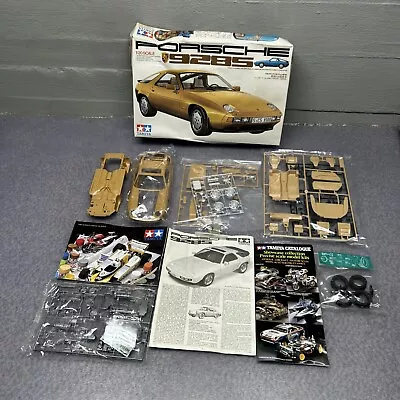 Tamiya PORSCHE 928S 1/20 Model Kit #2016 Open Box Sealed Contents • $59.99