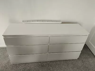 Ikea Malm White - 6 Chest Of Drawers • £89.80