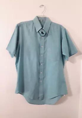 Unbranded Size 16 Men's Short Sleeve Cotton Blend Casual Button Up Shirt • $4