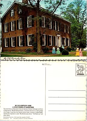 Kentucky Bardstown My Old Kentucky Home Steven Collins Foster VTG Postcard • $9.89