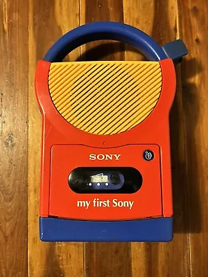 80s My First Sony Cassette Tape Recorder Model No. TCM-4500 No Mic Untested • $14.99