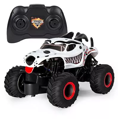 Monster Jam Official Monster Mutt Dalmatian Remote Control Monster Truck 1:24 4 • $27.34