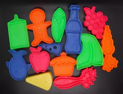 Vintage Mattel Tuff Stuff 1972 Plastic Toy Food Set Complete 12 Pieces + Bonus • $18