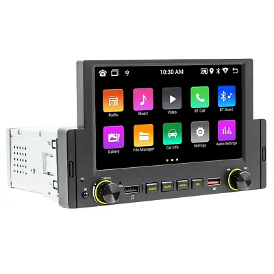 1 DIN Head Unit Bluetooth Radio Car Stereo MP5 Player For CarPlay Android Auto • $186.97