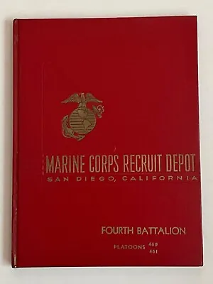 Marine Corps Recruit Depot San Diego California Hardcover Book 4th Battalion • $17.99