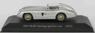 Mercedes Benz 300 SLR Racing Sports Car (W196) 1955 In Silver 1:43 Scale Model • £19