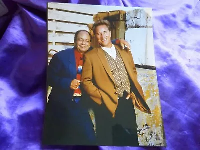 Nash Bridges 1 Don Johnson & Cheech Marine Large Format AGFA Filming Photo • £18.54