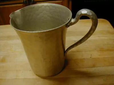 Vintage Wearlast #1017 Hand Forged Aluminum Metal Pitcher 7-1/4  Tall 5-3/4  W • $17.99