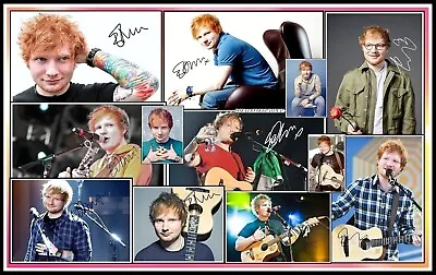 Ed Sheeran Signed Collage Cotton Canvas Image. Limited Edition (ES-2) • £11.85