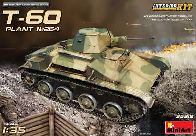 MiniArt 1/35 Scale - T-60 Plant No 264 Plastic Model 35219 • £27.99