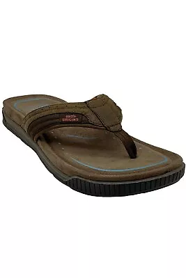 Earth Origins Men's Thong Sandals Santino Brown • $29.99