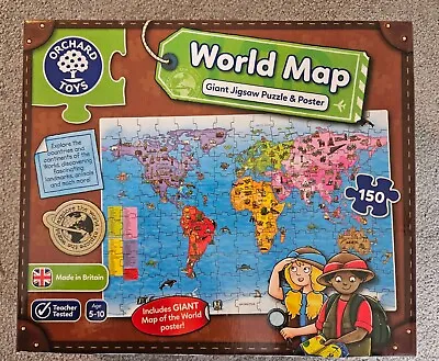 £10 • Buy Orchard Toys World Map Jigsaw Puzzle And Poster (280)