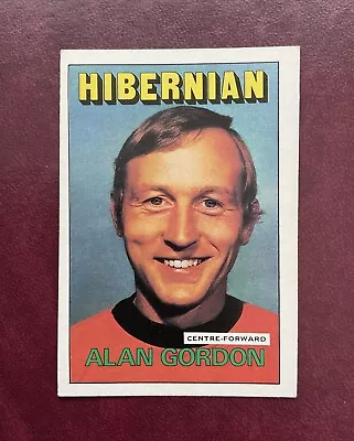 A&BC-1972-SCOTTISH ORANGE/RED (090-179)-# 134 ~ ALAN GORDON Of HIBERNIAN • £9.99