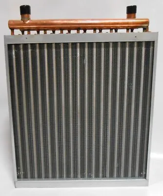 12x18 Water To Air Heat Exchanger Hot Water Coil Outdoor Wood Furnace • $124