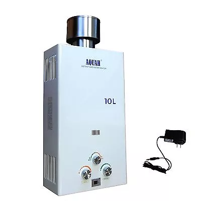 Aquah 10l (2.7 Gpm) Outdoor Natural Gas Tankless Gas Water Heater Whole House • $239.99