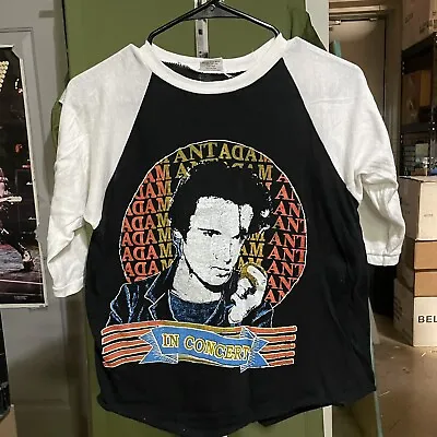 Adam Ant - Vintage Parking Lot Shirt - Size Xs/s New Wave And The Ants 80s • £48.21