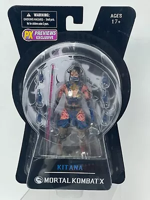 Kitana PX Previews Exclusive Mortal Kombat X Mezco Toyz Action Figure  • $44.85