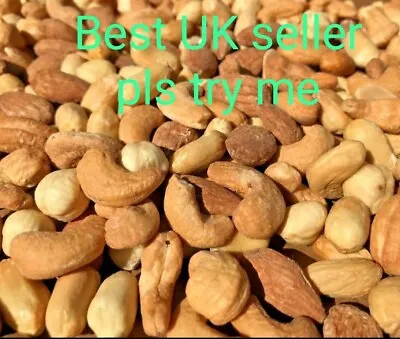 Mixed Nuts Roasted Salted 1KG Premium Quality Cashew Almonds Hazelnuts Peanut • £14.85