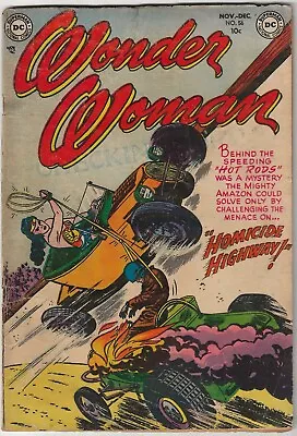 Wonder Woman #56 Vintage Golden Age 1952 DC Comic Book VG • $40