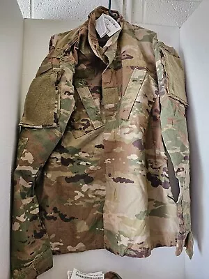 SET OF 2 US Army Multicam Coat Fire Resistant Combat Camo Uniform Jacket SZ S-L • $49.99