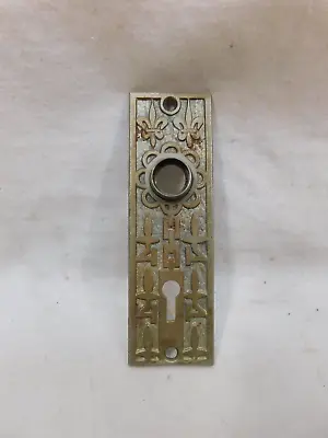 1800's Antique DOOR Plate VICTORIAN Style Original Brass M.W. Co. ORNATE • $34.95