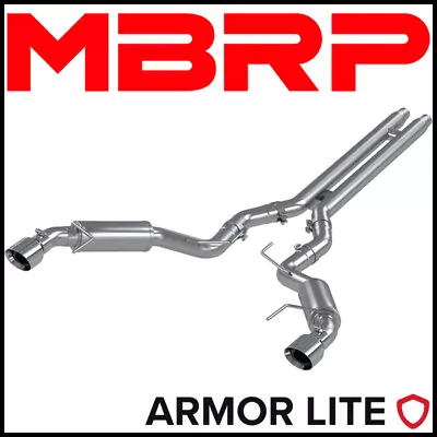 MBRP S7278AL Armor Lite 3  Cat Back Exhaust For 2015-2017 Ford Mustang GT 5.0L • $519.99