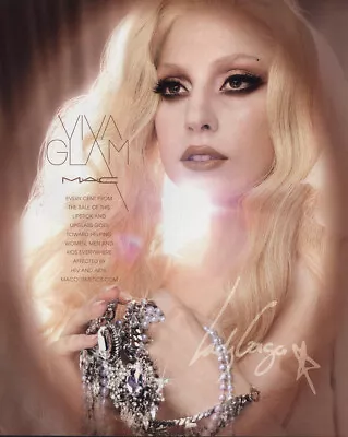 2011 Mac Cosmetics: Lady Gaga Vintage Print Ad • $7.50