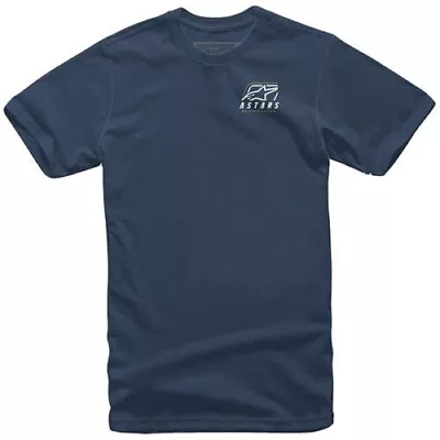 £24.99 • Buy Alpinestars Venture Motorcycle Casual T Shirt Shirt Navy Blue Size L