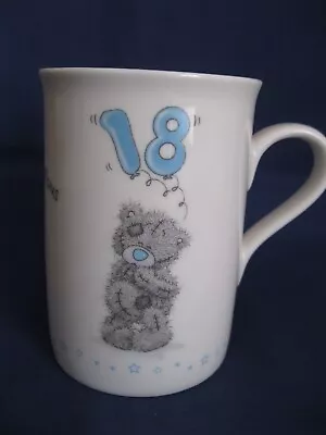 Me To You Tatty Teddy  18 Ceramic Mug 18th Birthday Balloons Congratulations • £6.50