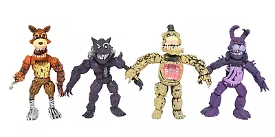 PACK 4 FIGURE MADE IN MEXICO TOY Five Nights At Freddy 'animatronics Twisted • $12.99