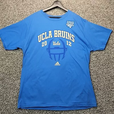 Adidas UCLA Bruins Shirt Mens XL Blue Holiday Bowl Football The Go To Tee Shirt • $18.95