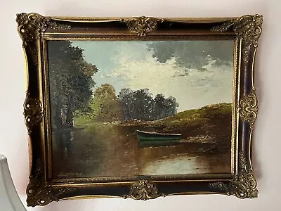 Impressionism Arnold Grabone Oil Painting 1940s - Original Frame - German • $550