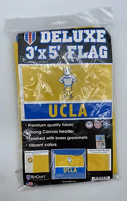 UCLA Bruins Deluxe 3’ X 5’ Vintage Retro Edition Premium Quality Fabric Flag New • $27