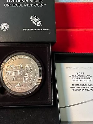 2017-P HOMESTEAD 5oz Silver ATB America The Beautiful With COA • $150