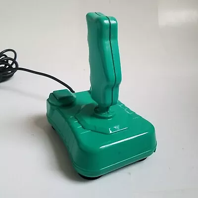 Turquoise Microswitched 9 Pin Joystick Atari Amiga C64 Tested Euromax Style • £12.99