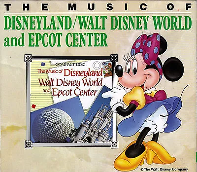  The Music Of  Disneyland  Walt Disney World  &  Epcot .........oop Souvenir Cd • £53