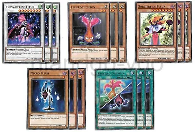 YuGiOh De Fleur Deck Core 15 Cards LED8-EN Synchro Storm All Cards 1st Edition • £3.50