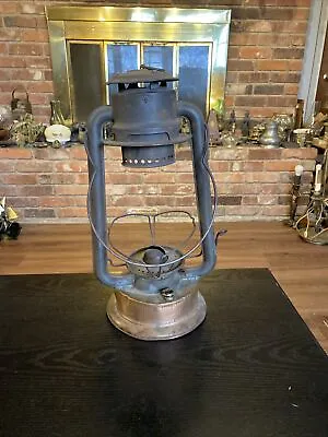 Rare C.T. Ham Co. Kerosene Oil Railroad Lantern W/ Copper Base Cold Blast No.2 • $70
