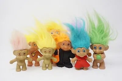 Mixed Lot Of 8 Vintage Trolls Made In China • $20