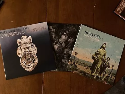 3 LPs Mark Lanegan - HOUSTON SOMEBODY'S KNOCKING & WITH ANIMALS (USED) • $50