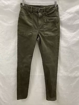 H&M Divided Womens Green Cotton Jeans Pants Size 8 • $4.25