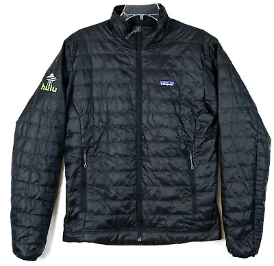 NEW Patagonia Nano Puff Primaloft Jacket Black Mens S HULU SEATTLE LOGO • $189.99