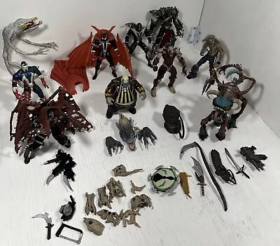 Vintage 90’s McFarlane Toys SPAWN MIXED LOT Of Action Figures And Accessories • $50