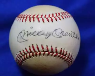 Mickey Mantle PSA DNA Autograph Lee Mac Phail American League Signed Baseball • $885