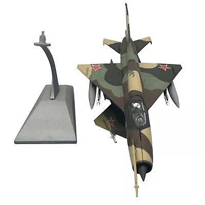 1/72 Soviet Classic Fighter Mig-21 MiG 21 Alloy Aircraft Model W/Stand Display M • $58.29