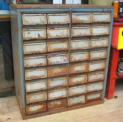 Industrial Metal Chest Of Drawers • £100