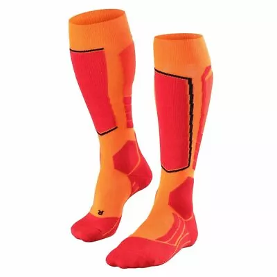 Falke SK2 Mens Ski Sock - Flash Orange • £36