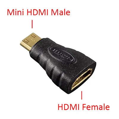 Mini HDMI (Type C) Male To Type A Female Adapter Converter 1080p 4K HDTV • $3.66